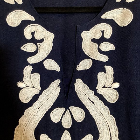 Lilly Pulitzer Blue Blouse Size M - Picture 3 of 8